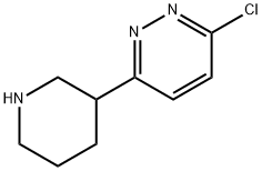 3-CHLORO-6-(PIPERIDIN-3-YL)PYRIDAZINE Struktur