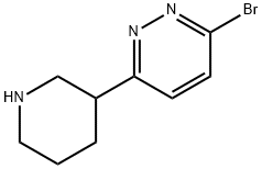 3-Bromo-6-(piperidin-3-yl)pyridazine Struktur