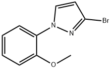 3-Bromo-1-(2-methoxyphenyl)pyrazole Struktur