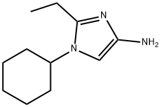 1-Cyclohexyl-2-ethylimidazol-4-amine Struktur