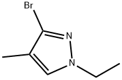 3-Bromo-4-methyl-1-ethyl-1H-pyrazole Struktur