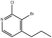 3-Bromo-4-(n-propyl)-2-chloropyridine Structure