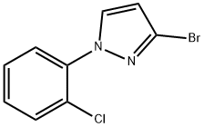 3-bromo-1-(2-chlorophenyl)-1H-pyrazole Struktur