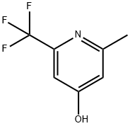 4-Hydroxy-2-(trifluoromethyl)-6-methylpyridine Struktur