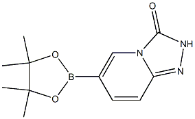 6-(4,4,5,5-tetramethyl-1,3,2-dioxaborolan-2-yl)-[1,2,4]triazolo[4,3-a]pyridin-3(2H)-one Struktur