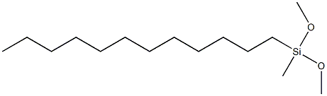 Methyldodecyldimethoxysilane Struktur