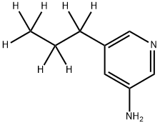 3-Amino-5-(n-propyl-d7)-pyridine Struktur