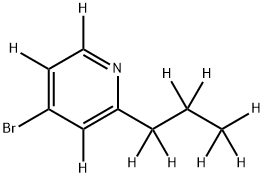 4-Bromo-2-(n-propyl)pyridine-d10 Struktur