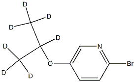 2-Bromo-5-(iso-propoxy-d7)-pyridine Struktur