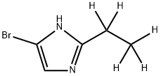 4-Bromo-2-(ethyl-d5)-imidazole Struktur