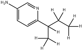 3-Amino-6-(sec-butyl-d9)-pyridine Struktur