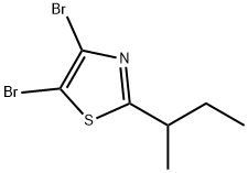 4,5-Dibromo-2-(sec-butyl)thiazole Struktur