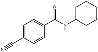 4-cyano-N-cyclohexylbenzamide Struktur