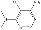 5-chloro-N4,N4-dimethylpyrimidine-4,6-diamine Struktur