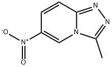 3-Methyl-6-nitro-[1,2,4]triazolo[4,3-a]pyridine Struktur