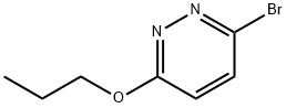 3-Bromo-6-(n-propoxy)pyridazine Struktur