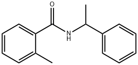 2-methyl-N-(1-phenylethyl)benzamide Struktur