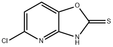 Oxazolo[4,5-b]pyridine-2(3H)-thione, 5-chloro- Struktur