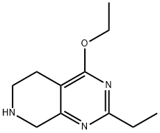 4-ethoxy-2-ethyl-5H,6H,7H,8H-pyrido[3,4-d]pyrimidine Struktur