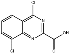 4,8-dichloroquinazoline-2-carboxylic acid Struktur