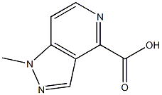 1-methyl-1H-pyrazolo[4,3-c]pyridine-4-carboxylic acid Struktur