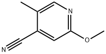 2-Methoxy-5-methyl-isonicotinonitrile Struktur