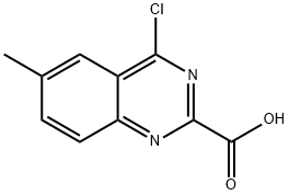 4-chloro-6-methylquinazoline-2-carboxylic acid Struktur