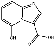 5-hydroxyimidazo[1,2-a]pyridine-3-carboxylic acid Struktur