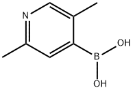 (2,5-dimethylpyridin-4-yl)boronic acid Struktur