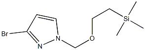 3-bromo-1-((2-(trimethylsilyl)ethoxy)methyl)-1H-pyrazole Struktur