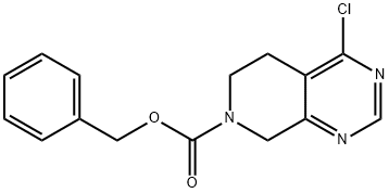 benzyl 4-chloro-5H,6H,7H,8H-pyrido[3,4-d]pyrimidine-7-carboxylate Struktur