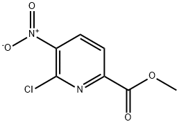 Methyl 6-chloro-5-nitropicolinate Struktur