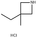 3-ethyl-3-methylazetidine hydrochloride Struktur