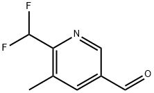 6-(Difluoromethyl)-5-methylpyridine-3-carbaldehyde Struktur