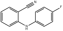 2-[(4-fluorophenyl)amino]benzonitrile Struktur