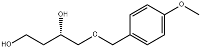 (S)-4-(4-Methoxybenzyloxy)-1,3-butanediol Struktur