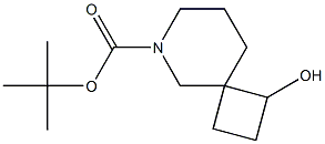 tert-butyl 1-hydroxy-6-azaspiro[3.5]nonane-6-carboxylate Struktur