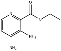 ethyl 3,4-diaminopyridine-2-carboxylate Struktur