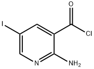 2-aMino-5-iodonicotinoyl chloride Struktur