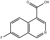 7-Fluoroisoquinoline-4-carboxylic acid Struktur