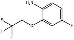 4-fluoro-2-(2,2,2-trifluoroethoxy)aniline Struktur