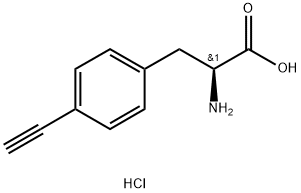 4-ETHYNYL-L-PHENYLALANINE HYDROCHLORIDE Struktur