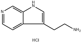 2-(1H-pyrrolo[2,3-c]pyridin-3-yl)ethan-1-amine dihydrochloride Struktur