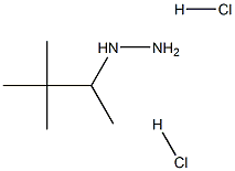 (3,3-dimethylbutan-2-yl)hydrazine dihydrochloride Struktur