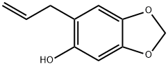 5-hydroxy-6-(2-propenyl)-1,3-benzodioxole Struktur