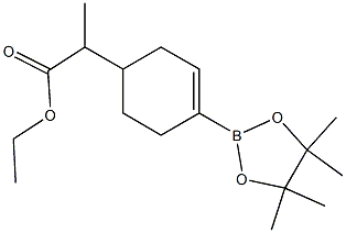 4-(1-乙氧基-1-氧代-2-丙基)-1-環(huán)己烯-1-硼酸頻哪醇酯, 1923824-60-5, 結(jié)構(gòu)式