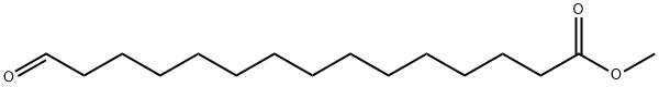 Pentadecanoic acid, 15-oxo-, methyl ester Struktur