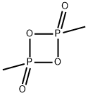 1,3,2,4-Dioxadiphosphetane, 2,4-dimethyl-, 2,4-dioxide Struktur