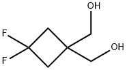 [3,3-difluoro-1-(hydroxymethyl)cyclobutyl]methanol Struktur