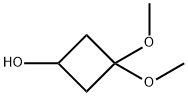 3,3-dimethoxycyclobutan-1-ol Struktur